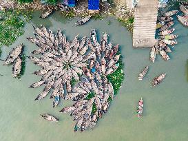 Passengers Boat In Dhaka Bangladesh