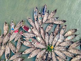 Passengers Boat In Dhaka Bangladesh