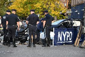 Two People Killed And One Person Injured In Vehicle Vs. Motorcycle Accident In Manhattan New York