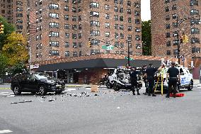 Two People Killed And One Person Injured In Vehicle Vs. Motorcycle Accident In Manhattan New York