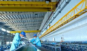 Wind Turbine Blades Production in Zhangye