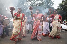 Durga Idol Immersion On The Last Day Of Durga Puja Festival In India