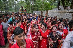 Durga Idol Immersion In Bangladesh