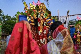 Durga Idol Immersion In Bangladesh