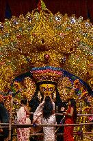 Last Day Of Durga Puja Festivities In Kolkata.