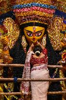 Last Day Of Durga Puja Festivities In Kolkata.