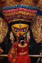 Last Day Of Durga Puja Festivities In Kolkata.