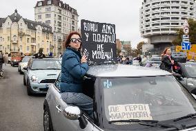 Protest Demanding To Free Ukrainian War Prisoners