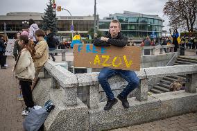 Protest Demanding To Free Ukrainian War Prisoners