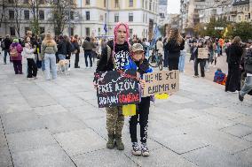 Protest Demanding To Free Ukrainian War Prisoners