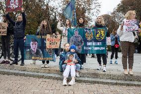 Protest Demanding To Free Ukrainian War Prisoners