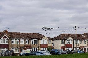 Cathay Pacific Airbus A350 Landing