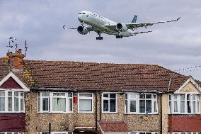 Cathay Pacific Airbus A350 Landing