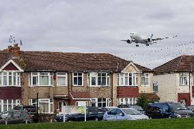 Cathay Pacific Airbus A350 Landing