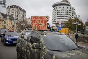 Protest Demanding To Free Ukrainian War Prisoners