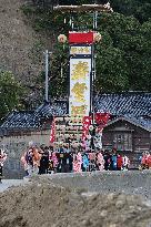 Parade in disaster-hit central Japan city