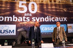 Didier Migaud At The 50th Usm Congress - Toulouse