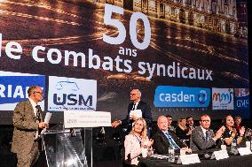 Didier Migaud At The 50th Usm Congress - Toulouse