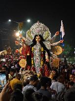 Durga Idol Immersion On Dashami