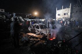 Israeli Airstrike In Gaza, Palestine