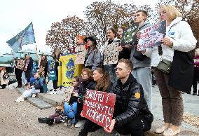 Regular rally in support of Ukrainian POWs in Kyiv