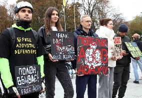 Regular rally in support of Ukrainian POWs in Kyiv