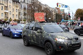 Regular rally in support of Ukrainian POWs in Kyiv