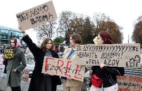 Regular rally in support of Ukrainian POWs in Kyiv