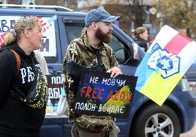 Regular rally in support of Ukrainian POWs in Kyiv