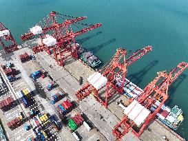 Lianyungang Port Working Scenery