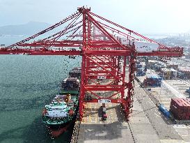 Lianyungang Port Working Scenery