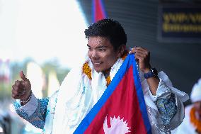 Nepalese Youngest Record Holder Climber Nima Rinji Sherpa.