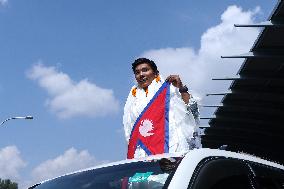 Nepalese Youngest Record Holder Climber Nima Rinji Sherpa.