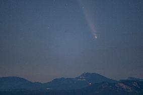 Comet C/2023 A3 Tsuchinshan-ATLAS Approaches Earth: Observation From Castell De Lladurs