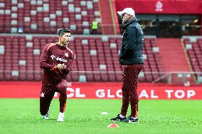 Team Poland before UEFA Nations League match against Croatia