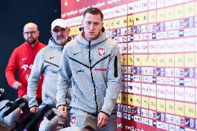 Team Poland before UEFA Nations League match against Croatia