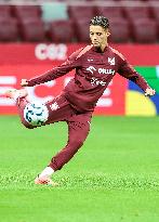 Team Poland before UEFA Nations League match against Croatia