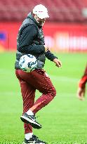 Team Poland before UEFA Nations League match against Croatia