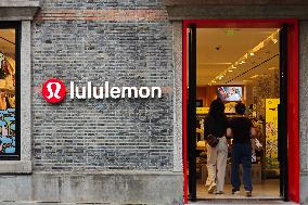 A Lululemon Store in Shanghai