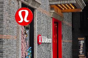 A Lululemon Store in Shanghai