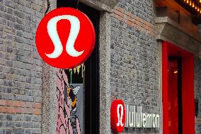 A Lululemon Store in Shanghai