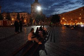 Activists pay tribute to Ukrainian journalist Viktoria Roshchyna in Kyiv