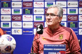 China's Head Coach Branko Ivankovic