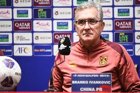 China's Head Coach Branko Ivankovic