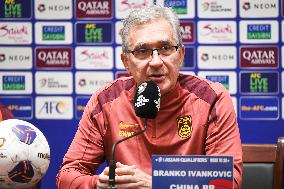 China's Head Coach Branko Ivankovic