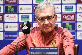 China's Head Coach Branko Ivankovic