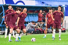 Chinese Football Team Training