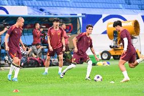 Chinese Football Team Training