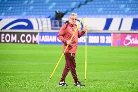 Chinese Football Team Training