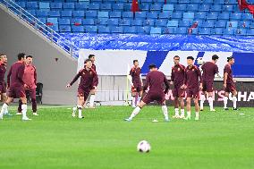 Chinese Football Team Training